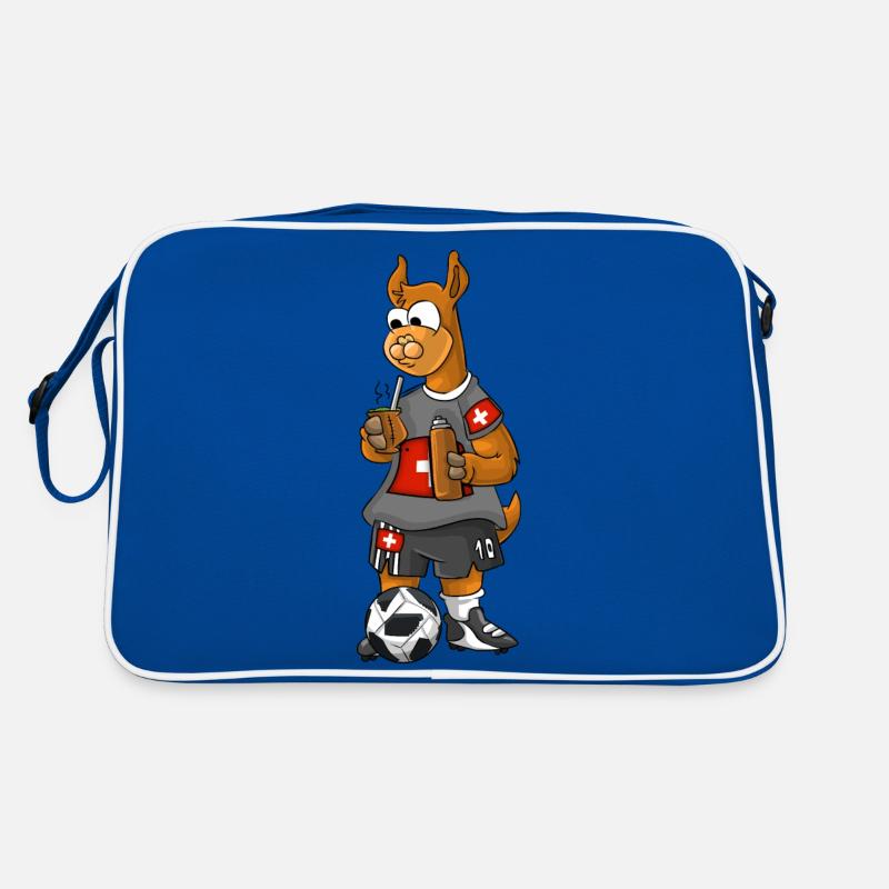 Schweizer Fan Lama Retro Tasche