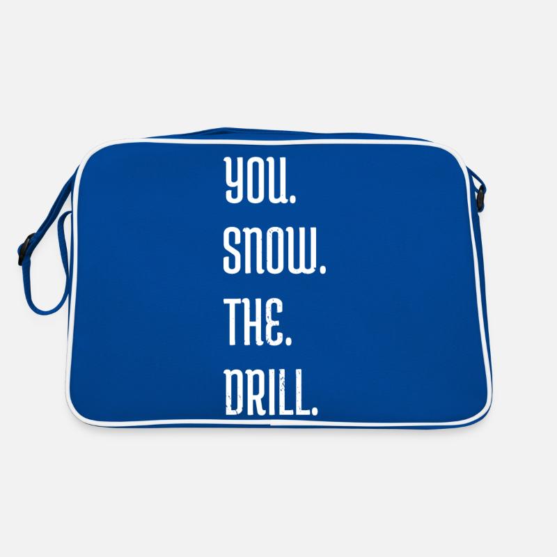 Christmas Awesome Bodybuilder Beard Couples Retro Bag