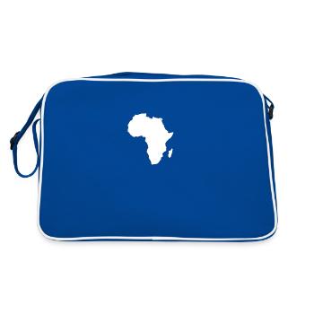 continent Afrique Idée cadeau Désert - Sac Retro - bleu/blanc - Dos