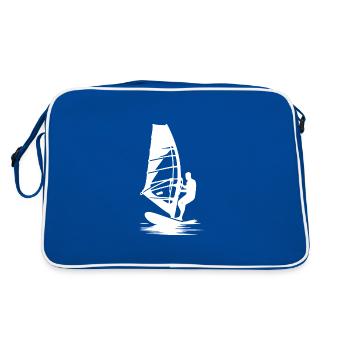 Planche à voile Voile, Voile, Eau, Vent et voiles - Sac Retro - bleu/blanc - Dos