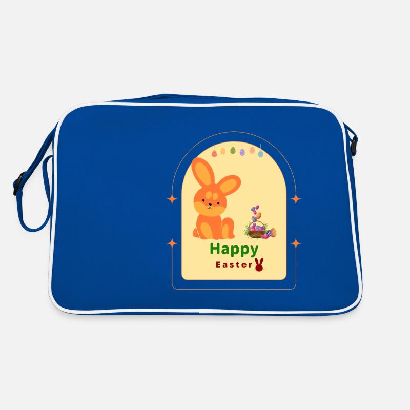 Joyeux lapin de Pâques pour Pâques en cadeau, doux Sac Retro