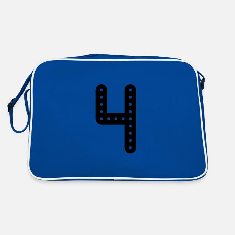 4 ANS. 4e ANNIVERSAIRE. ANNIVERSAIRE 4 ANS. 4 Sac Retro