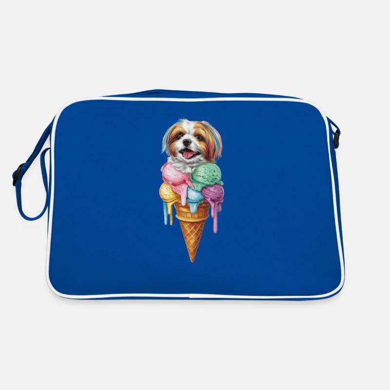 Shih Tzu comme glace gaufrée Sac Retro
