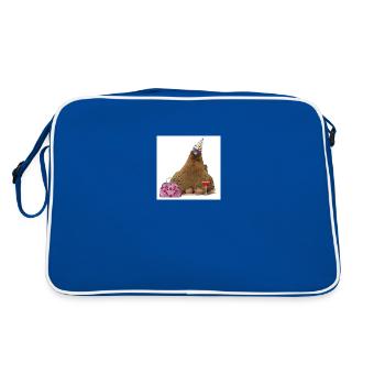 Hen night hen - Retro Bag - blue/white - Back