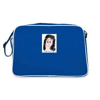 How not to - Sac Retro - bleu/blanc - Dos