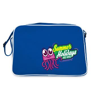 vacances d'été - Sac Retro - bleu/blanc - Dos