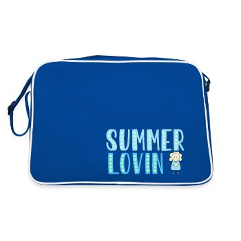Summer lovin - Retro Bag - blue/white - Back