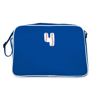 4e anniversaire Boy Baseball - Sac Retro - bleu/blanc - Dos