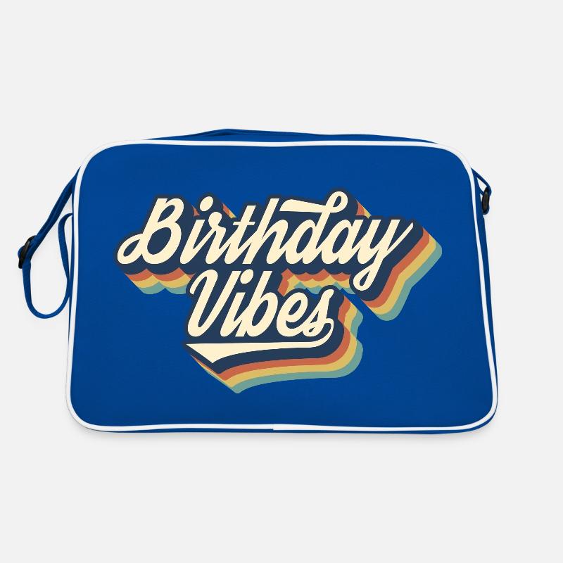 Birthday Vibes Matching Gruppe Geburtstagsparty Geschenk Retro Tasche