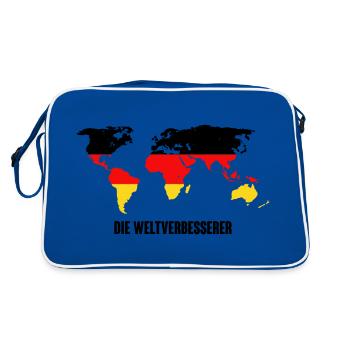 Germany: The do-gooder policy - Retro Bag - blue/white - Back