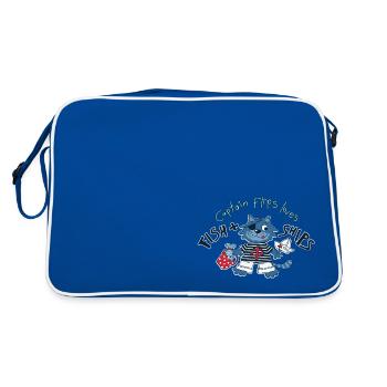 Captain Flips - Retro Bag - blue/white - Back