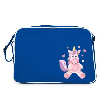 Licorne - Sac Retro - bleu/blanc - Dos