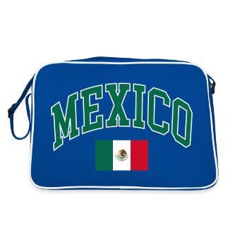 Mexico - Retro Bag - blue/white - Back