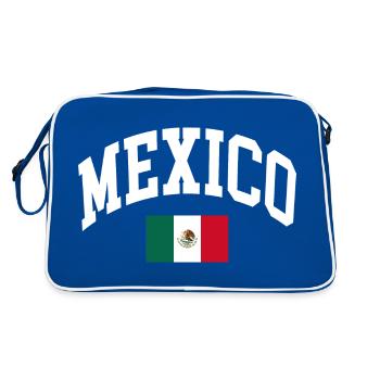 Mexico - Retro Bag - blue/white - Back