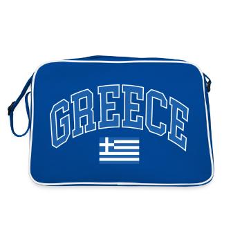 Grèce - Sac Retro - bleu/blanc - Dos