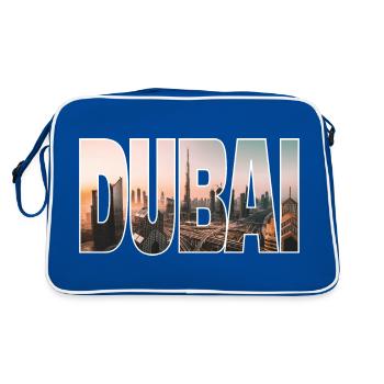 Dubaï - Sac Retro - bleu/blanc - Dos