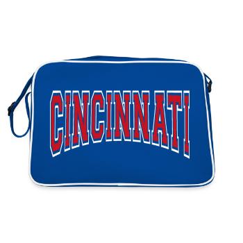 Cincinnati - Retro Bag - blue/white - Back