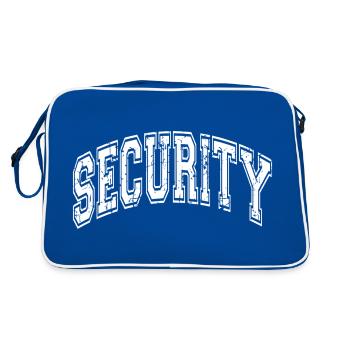 Security - Retro Bag - blue/white - Back