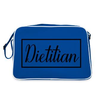Dietitian Proud Graduated Dietitian Student - Retro Bag - blue/white - Back