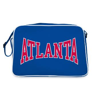 Atlanta - Retro Bag - blue/white - Back