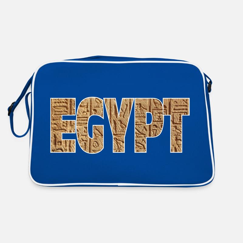 Egypte - Sac Retro - bleu/blanc
