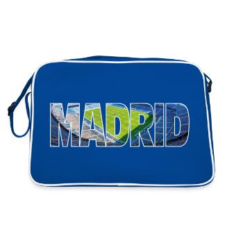 Madrid - Retro Bag - blue/white - Back