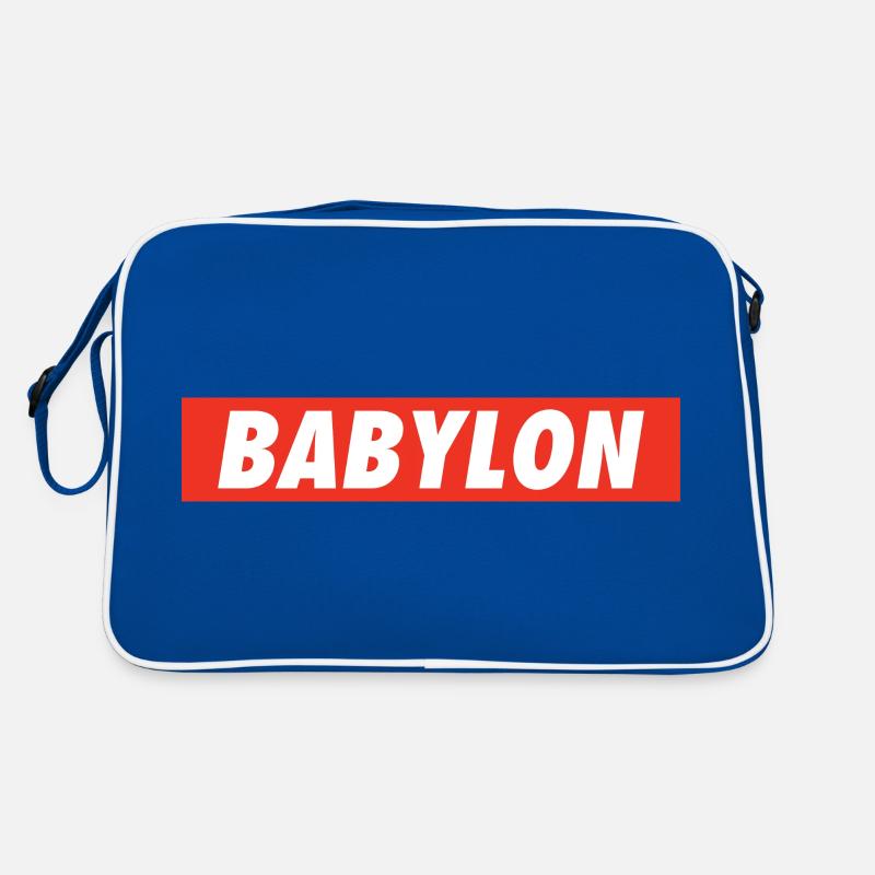 Babylon Down Rasta Reggae Rastafari One Love Roots Retro Tasche