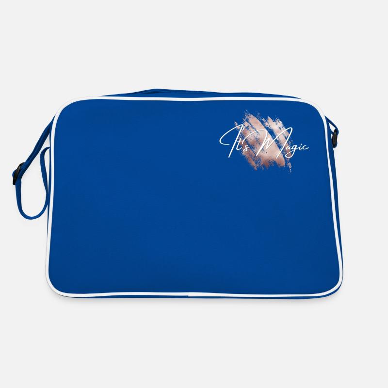 It ́s Magic - Rose Gold/White Retro Bag