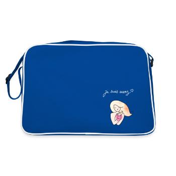enoughwhite - Sac Retro - bleu/blanc - Dos