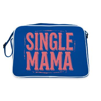 Dicton Single Mama Power - Sac Retro - bleu/blanc - Dos