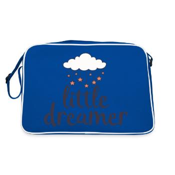 Little Dreamer Cloud Stars - Retro Bag - blue/white - Back