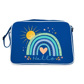 Arc-en-ciel - Sac Retro - bleu/blanc - Dos