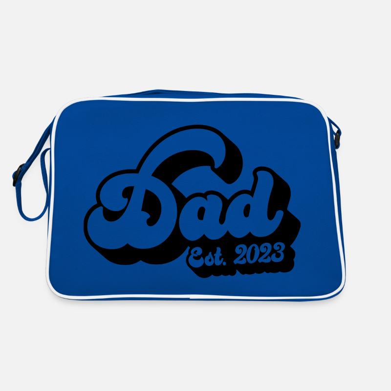 Papa est. 2023, Papa en devenir, Annonce de grossesse Sac Retro