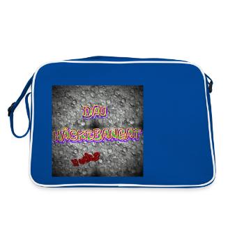 DAU HÄCKEBANGAT / HOCH 3 - Boutique WoW - 2023 - Sac Retro - bleu/blanc - Dos