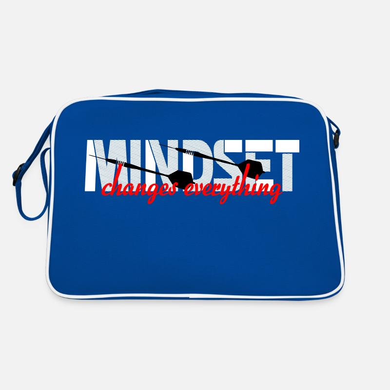 Mindset changes everything Retro Tasche