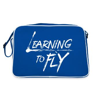 Apprendre à piloter Flying Airplane Pilot Flyer - Sac Retro - bleu/blanc - Dos