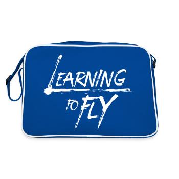 Apprendre à piloter Flying Airplane Pilot Flyer - Sac Retro - bleu/blanc - Dos