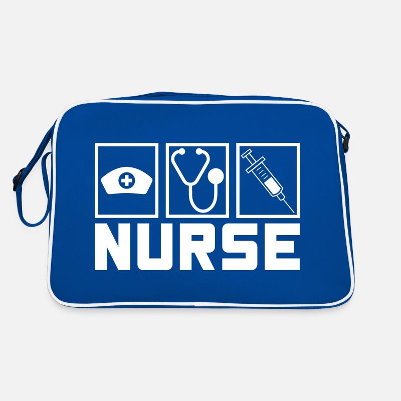Nurse Nurse Saying Statement Profession Retro Bag