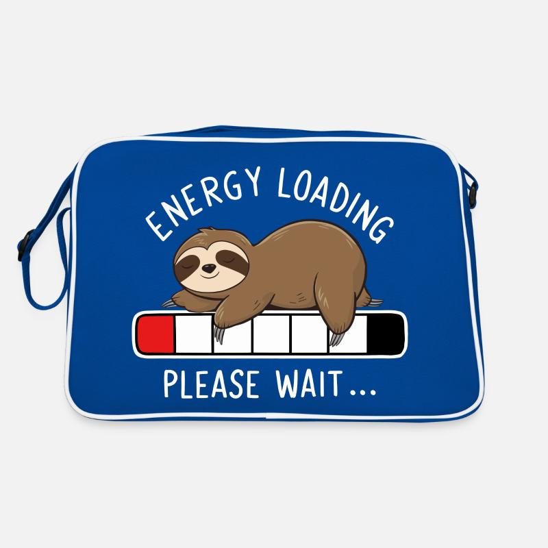 Barre de charge de batterie Sleeping Sloth Sac Retro