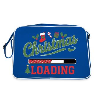 Christmas Loading Loading Bar Christmas - Retro Bag - blue/white - Back
