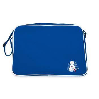 Pardon - Sac Retro - bleu/blanc - Dos