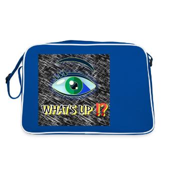 Qu’est-ce qu’il ya!? - Club WoW - 2023 - Sac Retro - bleu/blanc - Dos