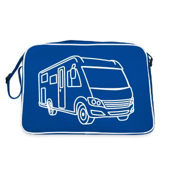Motorhome Fully Integrated - Front - Contour white - Retro Bag - blue/white - Back