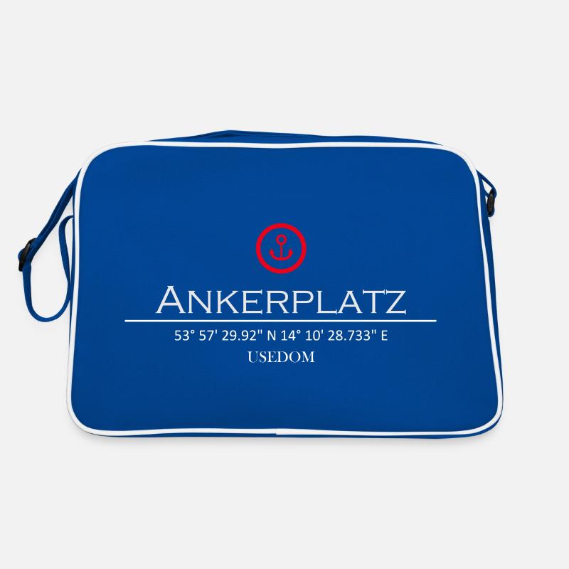 Ankerplatz Usedom Retro Tasche