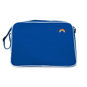 rainbow small - Retro Bag - blue/white - Back