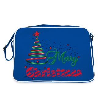 Christmas Stardust - Retro Bag - blue/white - Back