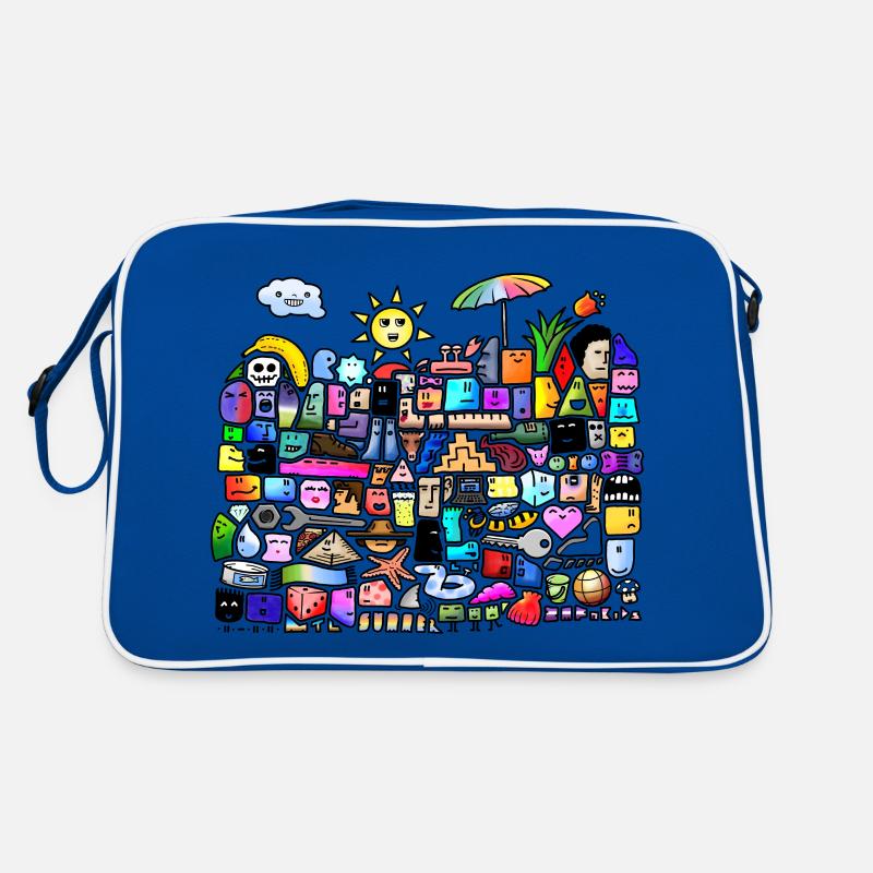 SUMMER Stone Faces - DIGITAL Retro Bag