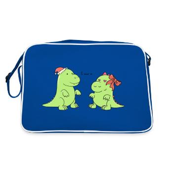 petits dinosaures - je rawr et - Sac Retro - bleu/blanc - Dos