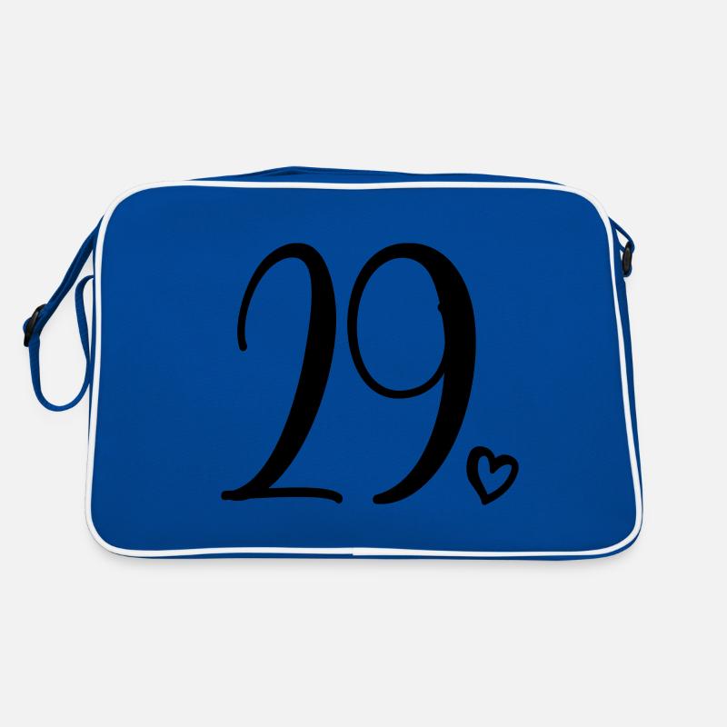 Mignon numéro 29, 29 ans, cadeau de 29e anniversaire Sac Retro