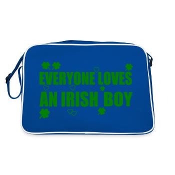 everyone loves an irish boy - Sac Retro - bleu/blanc - Dos